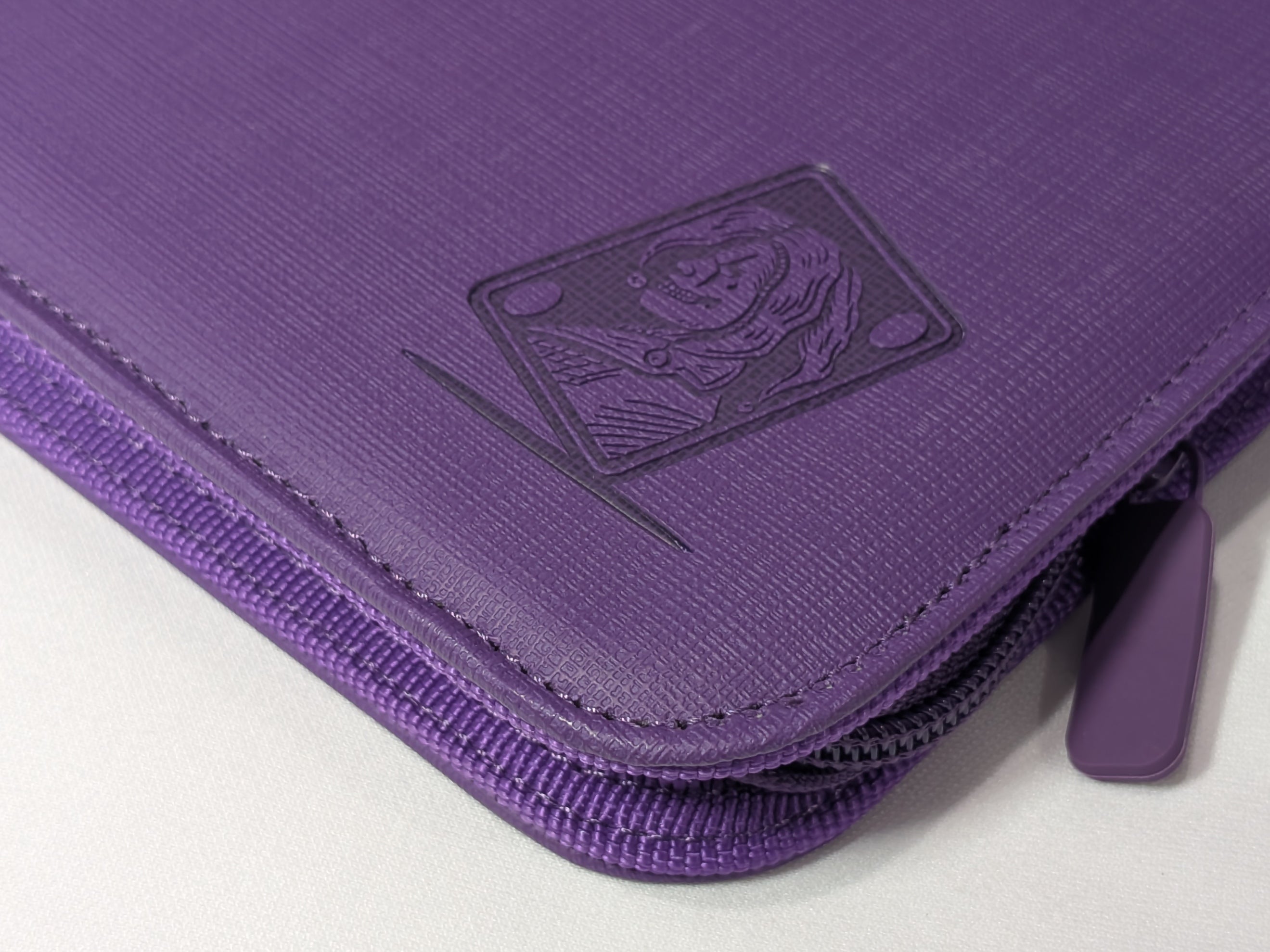 12 Pocket Safety Zip Binder Purple
