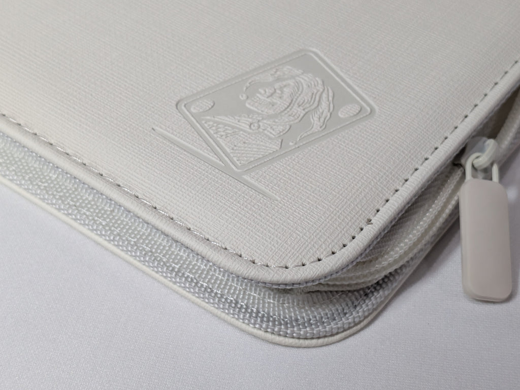 12 Pocket Safety Zip Binder White