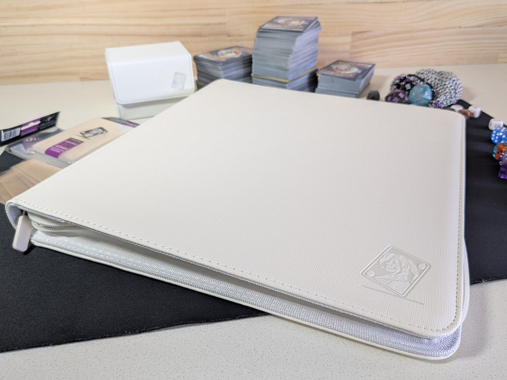 12 Pocket Safety Zip Binder White