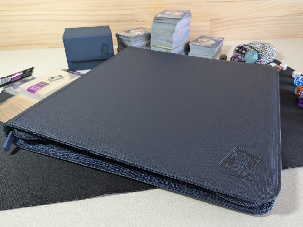 12 Pocket Safety Zip Binder Blue