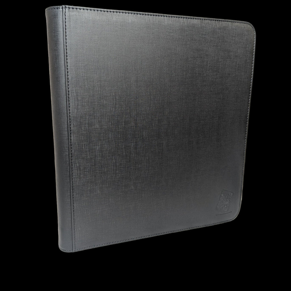12 Pocket Safety Zip Binder Black