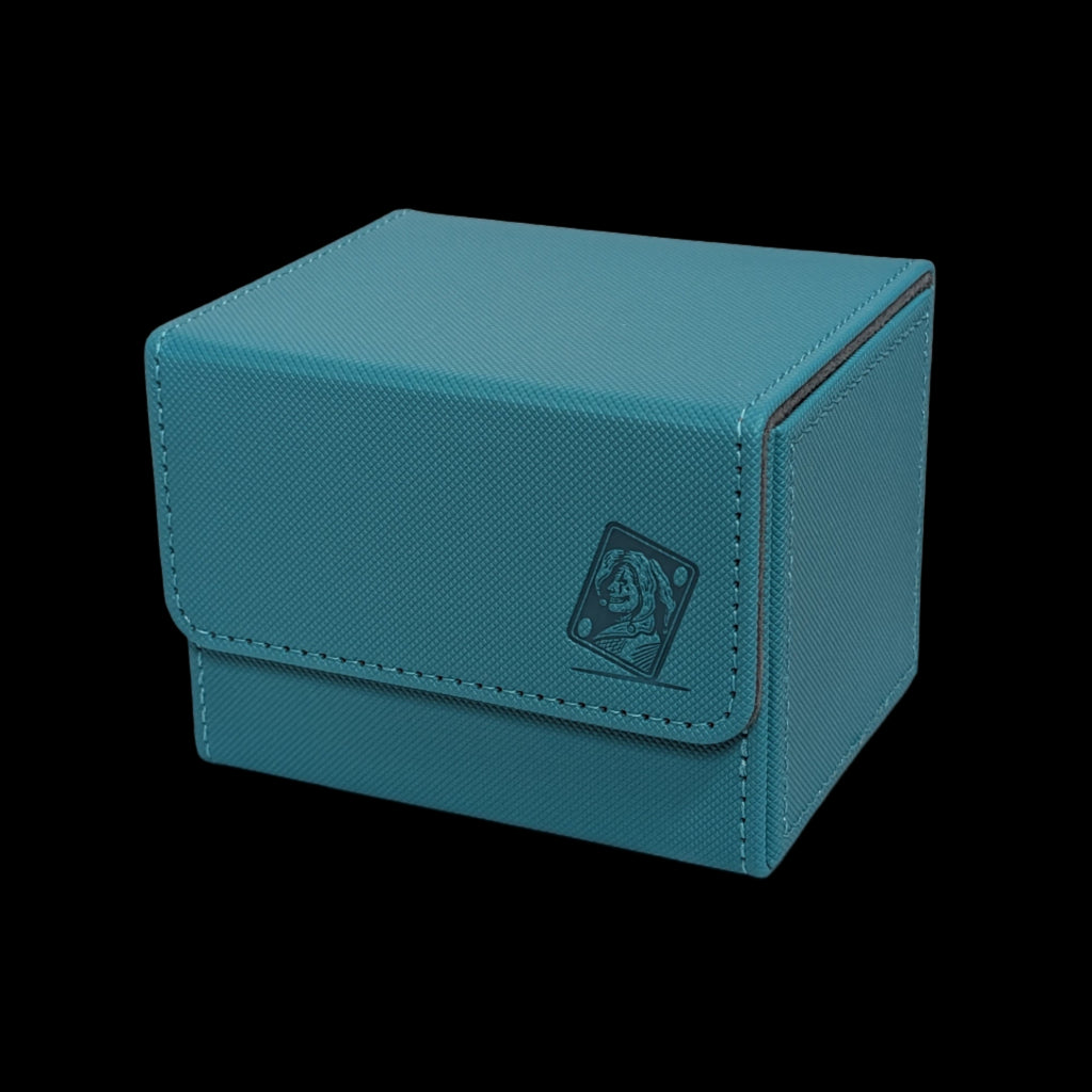 100 Card Deck Box Aqua