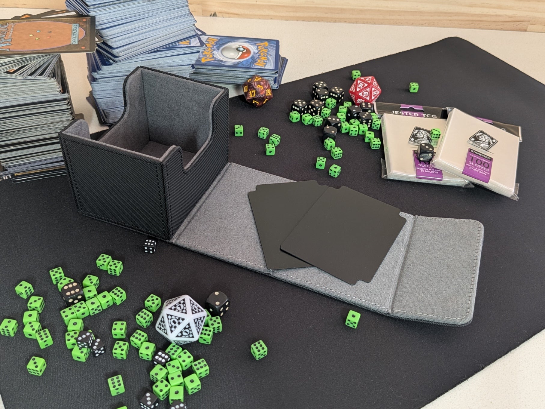 100 Card Deck Box Black