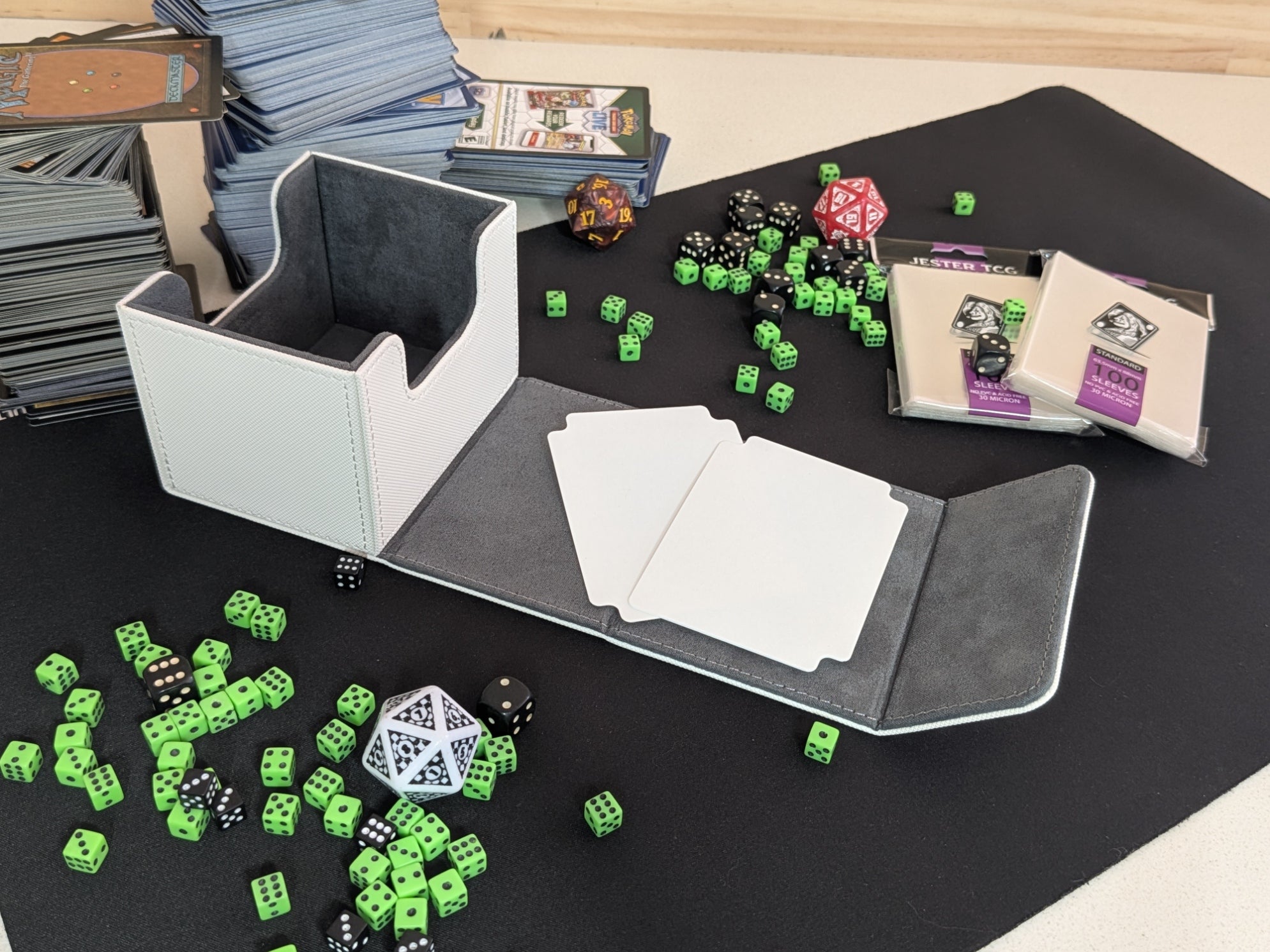 100 Card Deck Box White