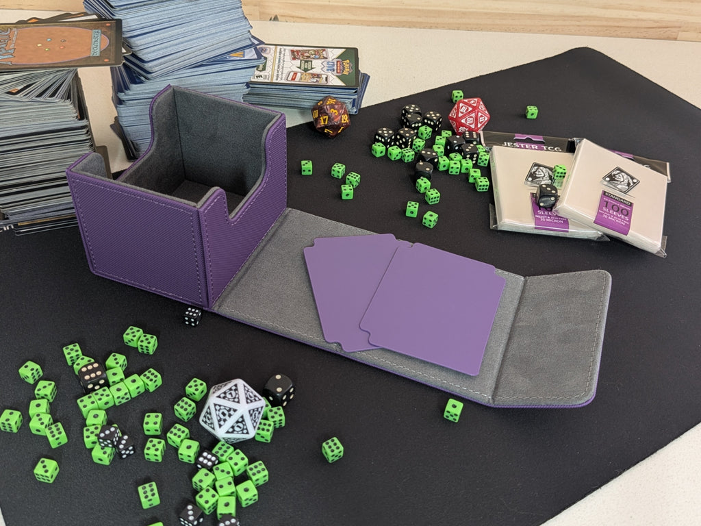 100 Card Deck Box Purple