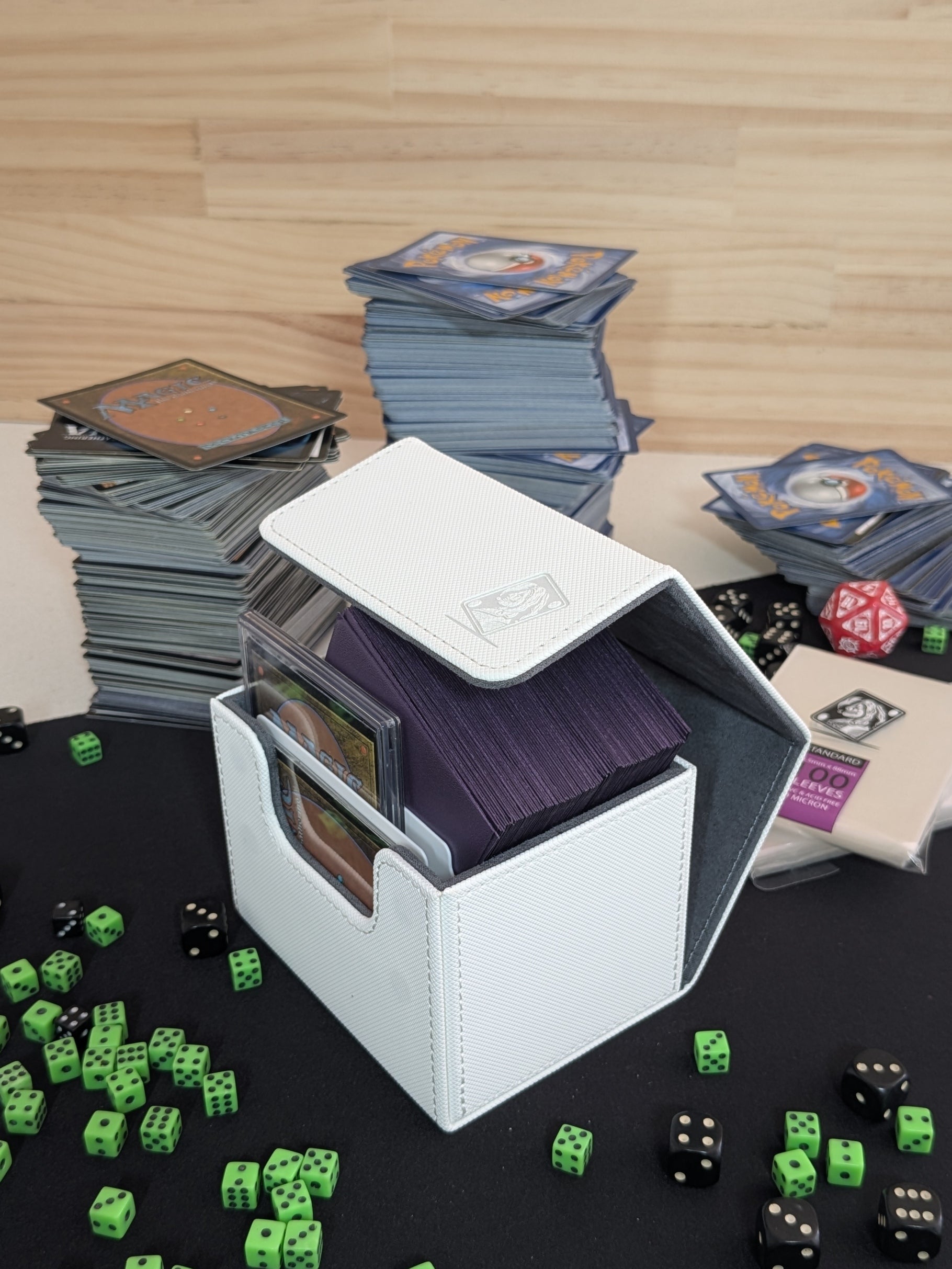 100 Card Deck Box White