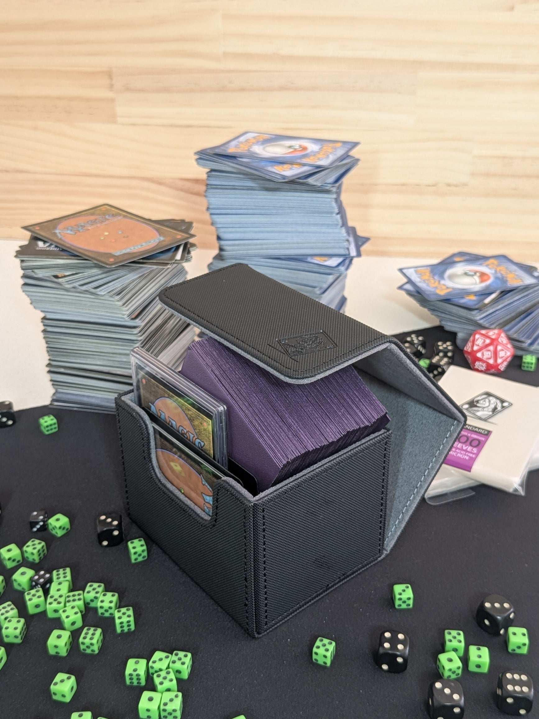 100 Card Deck Box Black